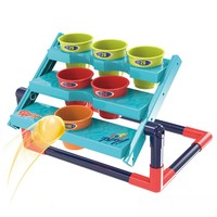 Jeu de lancer de balles pliable à 3 niveaux pour adultes, enfants et fêtes de famille