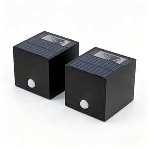 Lámpara Solar LED de Aluminio IP44 para Pared Exterior, Jardín, Porche, Impermeable, Completamente Cargada, Luz Arriba/Abajo - Product Image 1