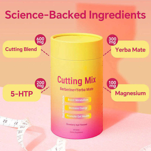 Private Label Adult Cutting Mix Instant Powder <b>Drink</b> Mix With Berberine HCl&Yerba <b>Mate</b> for Gut Health&Metabolism Support - Product Image 5