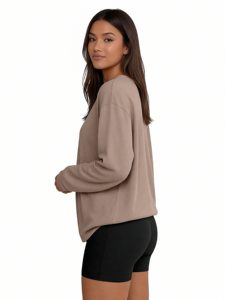 <strong>Womens</strong> Oversized Long Sleeve T-<strong>Shirts</strong> 2026 Basic Crewneck O-Neck Tee Fall Tops Casual Essential Workout Y2K Clothes - Product Image 5
