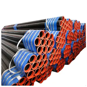 ASTM A106 / API 5L sch 40 black painted steel seamless pipe without seam