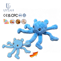 Uyeah OEM/ODM EN71/CPC/CE Peluche Douce et Mignonne en Forme de Poulpe ou de Poisson, Jouet en Peluche Personnalisé en Forme d'Animal Marin ou de Méduse, Cadeau pour Enfant