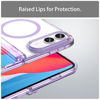 Coque de téléphone transparente en TPU PC avec protection magnétique puissante, anti-chute, compatible chargeur sans fil, pliable, pour iPhone Duo