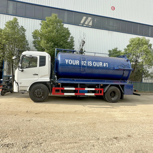 รถดูดสิ่งปฏิกูลและน้ำมันดิบดีเซล DONGFENG 12CBM พร้อมปั๊มแรงดันสูงสำหรับเก็บและขนส่งมูลสัตว์และโคลน - Product Image 1
