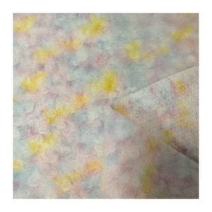 Tissu polaire granulé 100 % polyester effet sherpa, motif imprimé brillant pour vêtements de nuit pour filles, mémoire de forme - Product Image 3