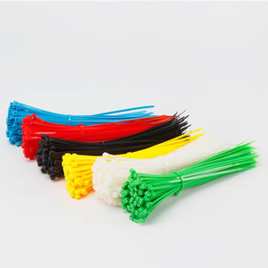 Bridas de plástico con cremallera autoblocantes DE FÁBRICA DE China OEM, bridas de 4,8*300mm, bridas de varios colores de varios tamaños para gestión de cables - Product Image 4