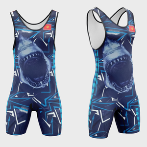 2025 nuevas camisetas de lucha libre personalizadas para hombres, traje de levantamiento de pesas por sublimación a la venta - Product Image 4