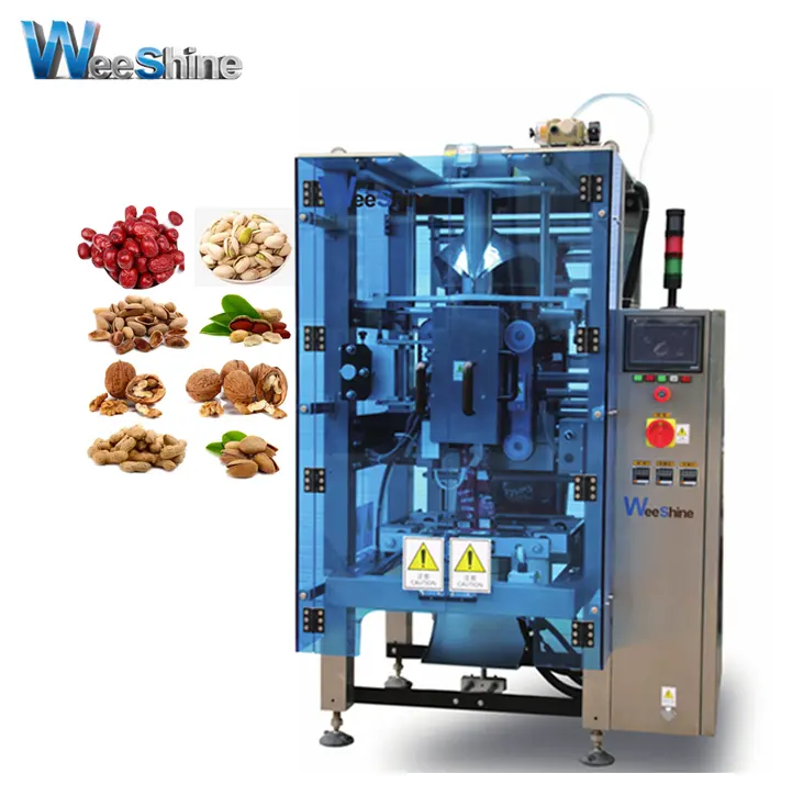 Hight Speed Multi-function Guesset Gummies Vertical Fill Form Candy Nuts Packaging Machine