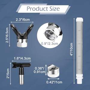 Pulverizador <span class=keywords><strong>sin</strong></span> aire de alta calidad, accesorios, filtro de boquilla, soporte de boquilla, juego caliente, pulverizador <span class=keywords><strong>sin</strong></span> aire - Product Image 3