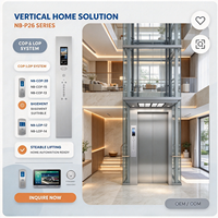 Installation d'ascenseurs domestiques : Ascenseur résidentiel compact pour petites maisons, villas et bâtiments, avec support technique et plan de projet