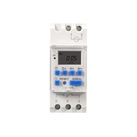 Interruptor Temporizador Digital para Riel DIN EAST YST25A, AC220V 25A, 168 Horas, Programable Semanalmente, Interruptor de Tiempo Inteligente IP21