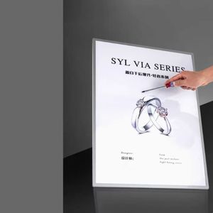 Siêu mỏng LED chiếu sáng quảng cáo signage ngoài trời sử dụng hình ảnh khung Acryl cho hiển thị vẽ mới sáng tạo LED hiển thị - Product Image 3