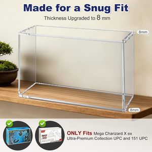 UV Resistant Clear Protector Box Acrylic <b>Display</b> <b>Case</b> with Magnetic Lid - Product Image 5