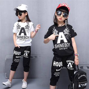 Conjunto de Ropa para Niñas con Camiseta de Manga Corta y Pantalones Cortos Infantiles con Estampado Divertido para Japonesas - Product Image 6