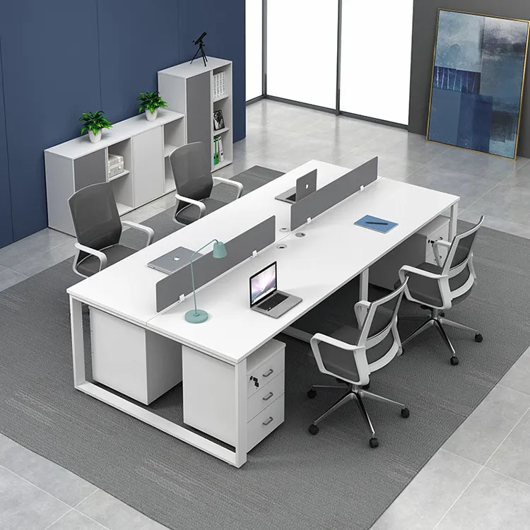 Modern modüler ofis mobilyaları çağrı merkezi grup ofis personeli masası çalışan iş istasyonu