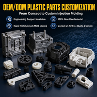 Servicio de Moldeo por Inyección de Componentes Plásticos Industriales Personalizados, Carcasas de ABS, PA66, PC, POM, Fabricante OEM ODM