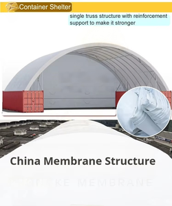 <span class=keywords><strong>Abri</strong></span> <span class=keywords><strong>en</strong></span> tissu <span class=keywords><strong>PVC</strong></span> 900 g/m² pour bâtiment, grand <span class=keywords><strong>abri</strong></span> <span class=keywords><strong>en</strong></span> tissu économique, carport et atelier, tente à structure <span class=keywords><strong>en</strong></span> acier facile à installer - Product Image 5