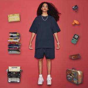 T-shirt en coton 100% lourd 305 GSM, imprimé sérigraphié pour un style streetwear urbain, respirant, coupe ample, logo personnalisé, tricoté - Product Image 4