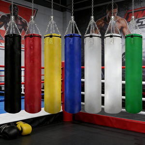 Sacs de frappe lourds suspendus en cuir PU pour la <span class=keywords><strong>boxe</strong></span>, équipement de fitness, entraînement et sparring, personnalisables avec logo, pour salle de sport - Product Image 4