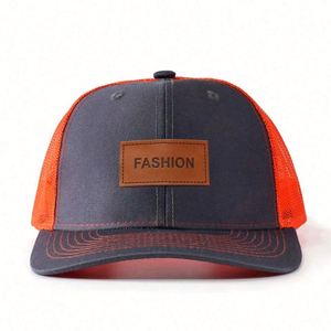 Casquettes en coton vierges personnalisables en gros avec logo, casquette trucker Richardson 112 en maille à fermeture snapback - Product Image 6