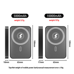 ที่ชาร์จไร้สาย 5000mah 10000mah พาวเวอร์แบงค์สำหรับ iPhone โทรศัพท์มือถือแบบพกพา แบตเตอรี่สำรองสำหรับโทรศัพท์ - Product Image 2