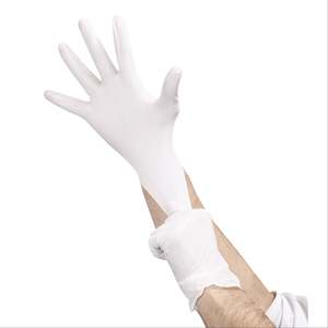 Guantes de Examen de Látex Desechables Blancos de Grado Alimenticio de Alta Elasticidad Directo de Fábrica Heartmed - Product Image 3