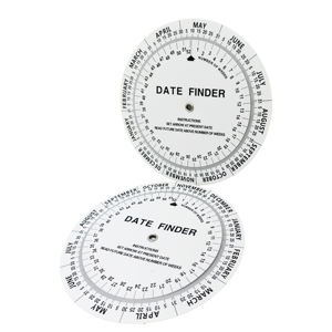 Bilancia Girevole Ostetrica per Uso Medico, Calcolatore BMI Rotondo in Plastica, Piastra per Calcolo Data di Parto, Piastra per Gravidanza - Product Image 4