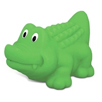 Offres Spéciales en plastique natation poissons flotteurs en caoutchouc avec filet transporteur Animal écureuil jouets enfants ours et pingouin jouet de bain