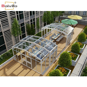 <span class=keywords><strong>Solarium</strong></span> quatre saisons en aluminium coulissant, véranda en verre, enclos de patio extérieur, toit rétractable, véranda - Product Image 5