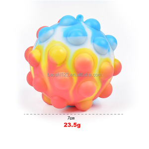 Pelota Antiestrés de Silicona Ecológica, 4 Colores, Juguete Sensorial Pop It para Niños, Alivia la Ansiedad, Descompresión - Product Image 2