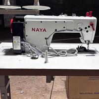 Machine à coudre industrielle NAYA91 avec moteur à entraînement direct contrôlé par ordinateur et plan de travail de qualité industrielle