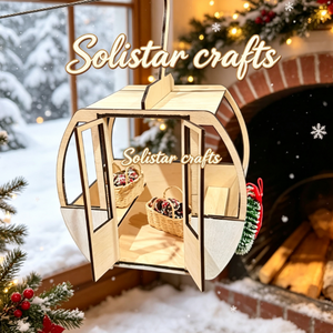 Decoración para Fiestas en Casa, Gondola Personalizada, Mini Gondola de Madera Cortada con Láser, Kit de Ensamblaje de Rompecabezas 3D - Product Image 2