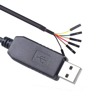 Câble série USB Convertisseur RS232 2.54mm Dupont Terminal 6 broches FTDI 6 P Adaptateur 1.8M