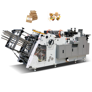 Good Quality economic practical paper box carton making machine automatic small paper lunch box making machine
