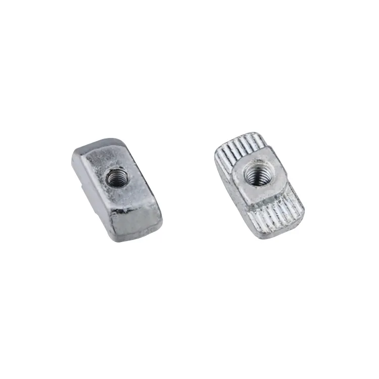 Wholesale hardware product nut bolt slot 8 drop in aluminium profiles hammer nut 2D10.AA.01aluminium profile accessories