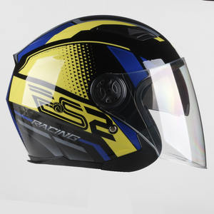 Casque de moto homologué DOT, unisexe, en ABS, demi-casque pour motard, pour toutes les saisons - Product Image 3