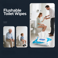 Papier toilette de marque JZZP en gros, doux, respectueux de la peau, biodégradable, en pâte de bois, lingettes humides ménagères, tailles personnalisables