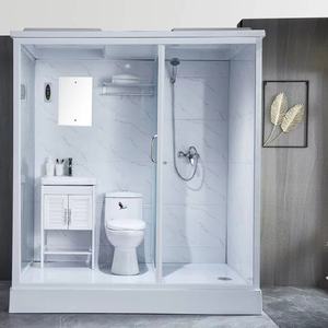 Unit kamar mandi universal, desain kapsul Modular Toilet dan pancuran terintegrasi Unit kamar mandi Prefab Modern - Product Image 2