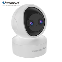VStarcam CS49D 2K HD surveillance double objectif zoom continu caméra de sécurité cctv vision nocturne infrarouge caméra intelligente pour la maison caméra ai