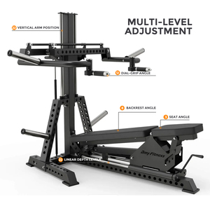 Banc d'entraînement robuste 4-en-1 avec banc de musculation, appareil de développement des jambes et support à squats – Équipement d'entraînement de force tout-en-un pour la salle de sport - Product Image 4