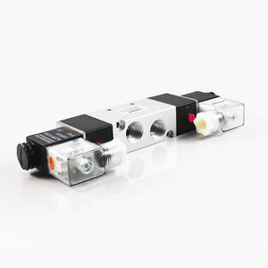 4v320-10 Ac 220V Ac 110V Dc 12V Dc 24V Airtac 5/2 Weg 3/8 Inch Dubbele Spoel Pneumatische Magneetregelklep - Product Image 5