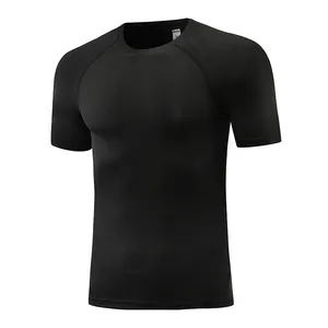 Mens Running Fitness Custom Logo abbigliamento sportivo da uomo tick Dry poliestere T-shirt Active Training Wear abiti da uomo