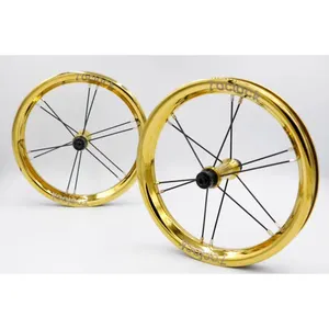12 Inch Rims Sepeda Sepeda Roda Sepeda Set Roda Spoked Roda untuk Keseimbangan Sepeda