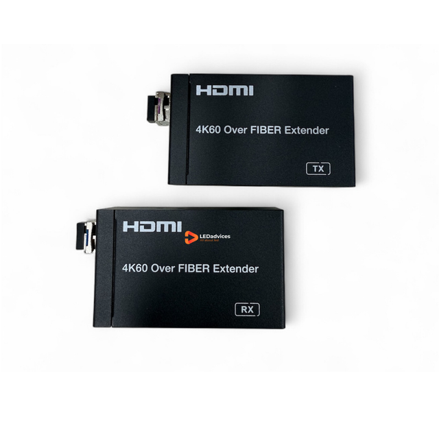 4K60 HDMI Over Fiber Extender 4:4:4 HDMI2.0b & HDCP 2.2 HDR10+ Dolby Vision SFP LC Connector Single-mode Multi-mode Compatible