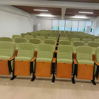 Chaises de cinéma/théâtre/auditorium commerciales - Modernes, pliables, ergonomiques, durables, avec porte-gobelet pour une utilisation scolaire et hospitalière