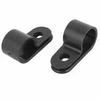 Assortiment de pinces de câble en nylon de type R de couleur blanche et noire de haute qualité