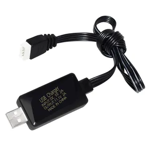 Factory 11.1V lithium battery USB charging cables 2A micro chargers portable usb fast charging cable