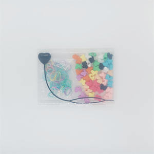 50pcs perles personnalisées en forme de coeur pour grosses tresses et perles de cheveux de coiffure pour tresses <span class=keywords><strong>Topsy</strong></span> <span class=keywords><strong>Tail</strong></span> Hair Beader - Product Image 4