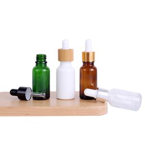 En stock: Frasco cuentagotas de vidrio ámbar vacío con hombro redondo, 5ml/10ml/15ml/20ml/30ml/50ml, para envasado cosmético con pipeta - Product Image 6