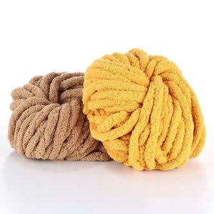 250g 2cm tay đan móc cồng kềnh dày khổng lồ ưa thích 100% polyester mềm Chunky Chenille sợi - Product Image 4